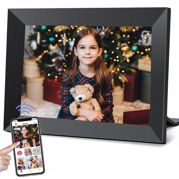 New YunQiDeer Digital 10.1” Touch Screen Picture Frame - Picture 1 of 4